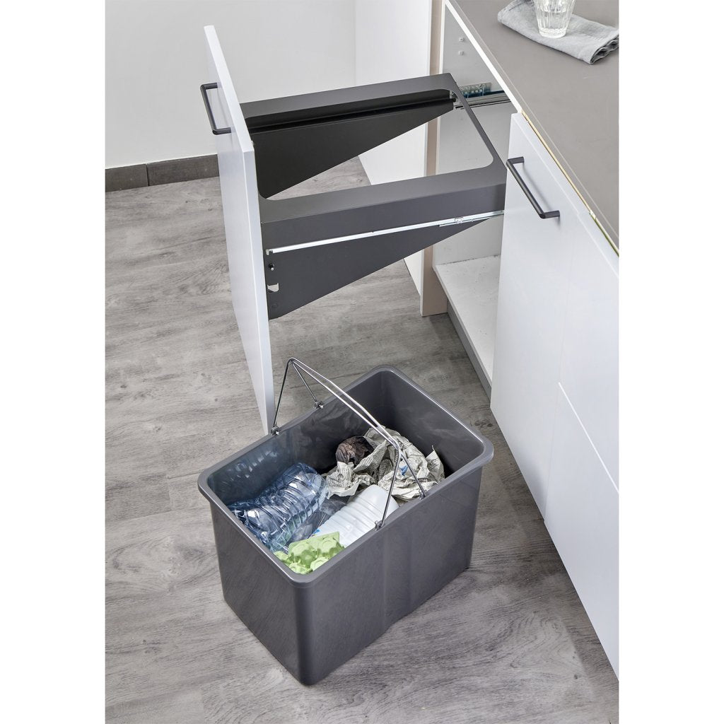 Poubelle MSA 9501 sortie SOFT gris orion