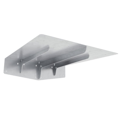 Prolongateur de plan de travail et snack 'PLAK' - 450X450mm - Finition inox brossé AISI 304