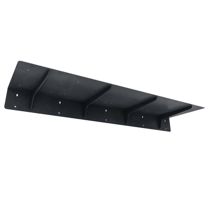 Prolongateur de plan de travail 'PLAK' - 950x250 - En acier laqué noir mat