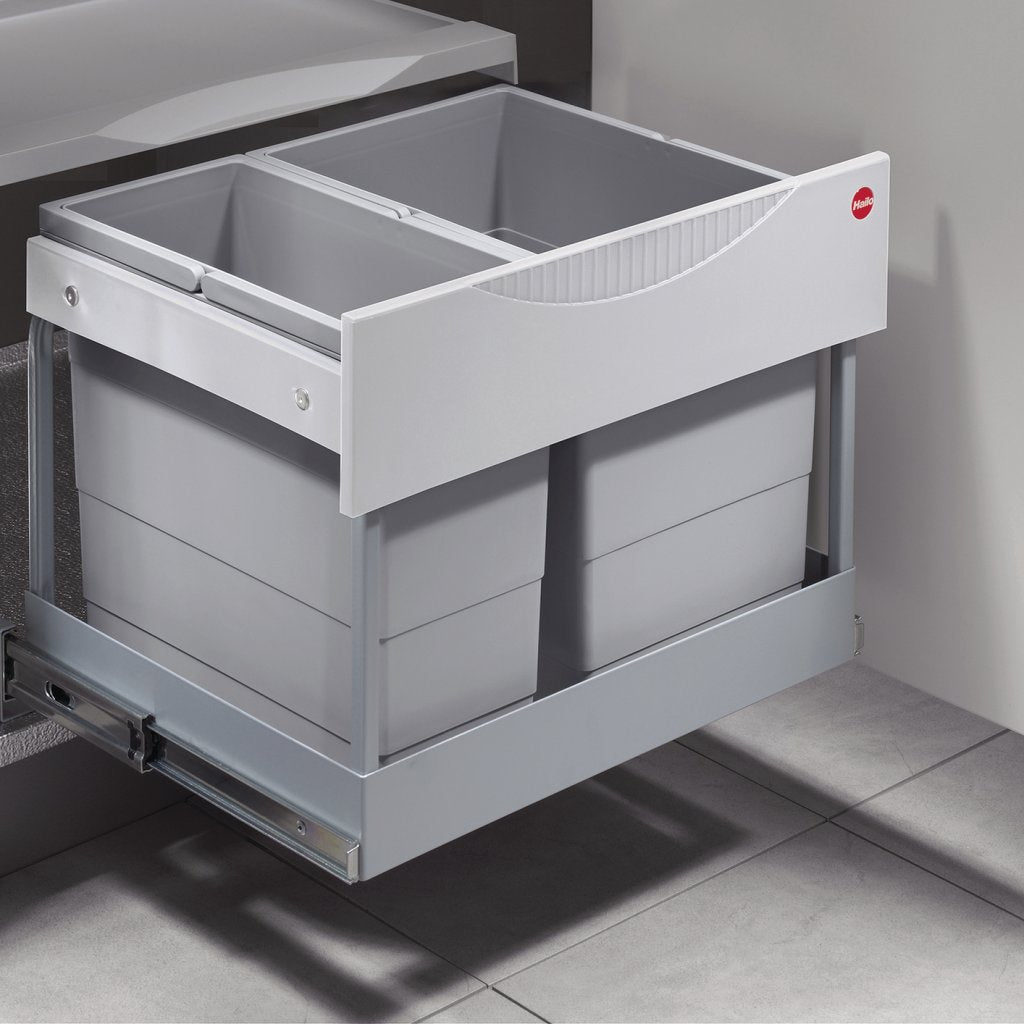 Poubelle sous-évier automatique 2 bacs 30 L MSA pour meuble de 600 mm