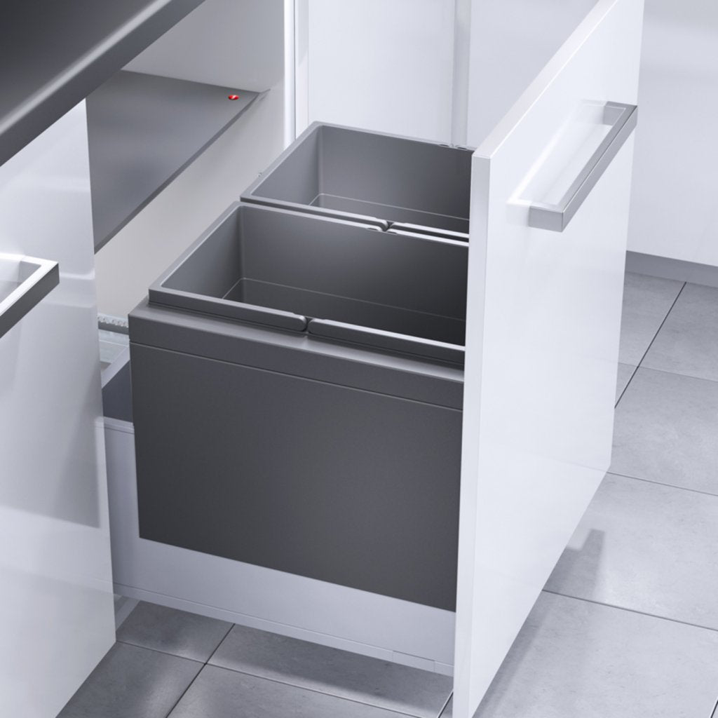 Poubelle pour tiroir 2 bacs 56 L (B376), vue 2