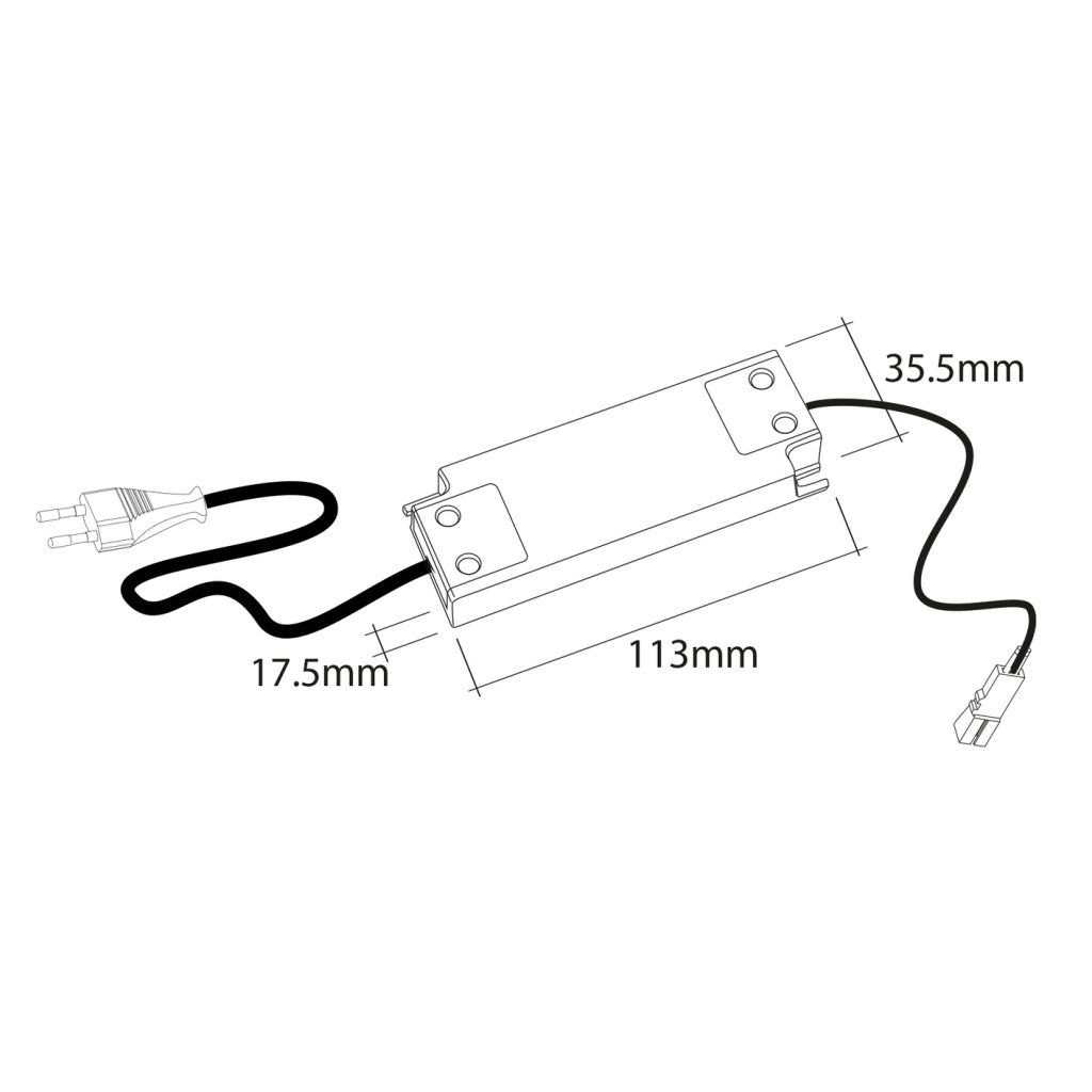 Kit 3 profils LED MSA KL9380 interrupteur infrarouge