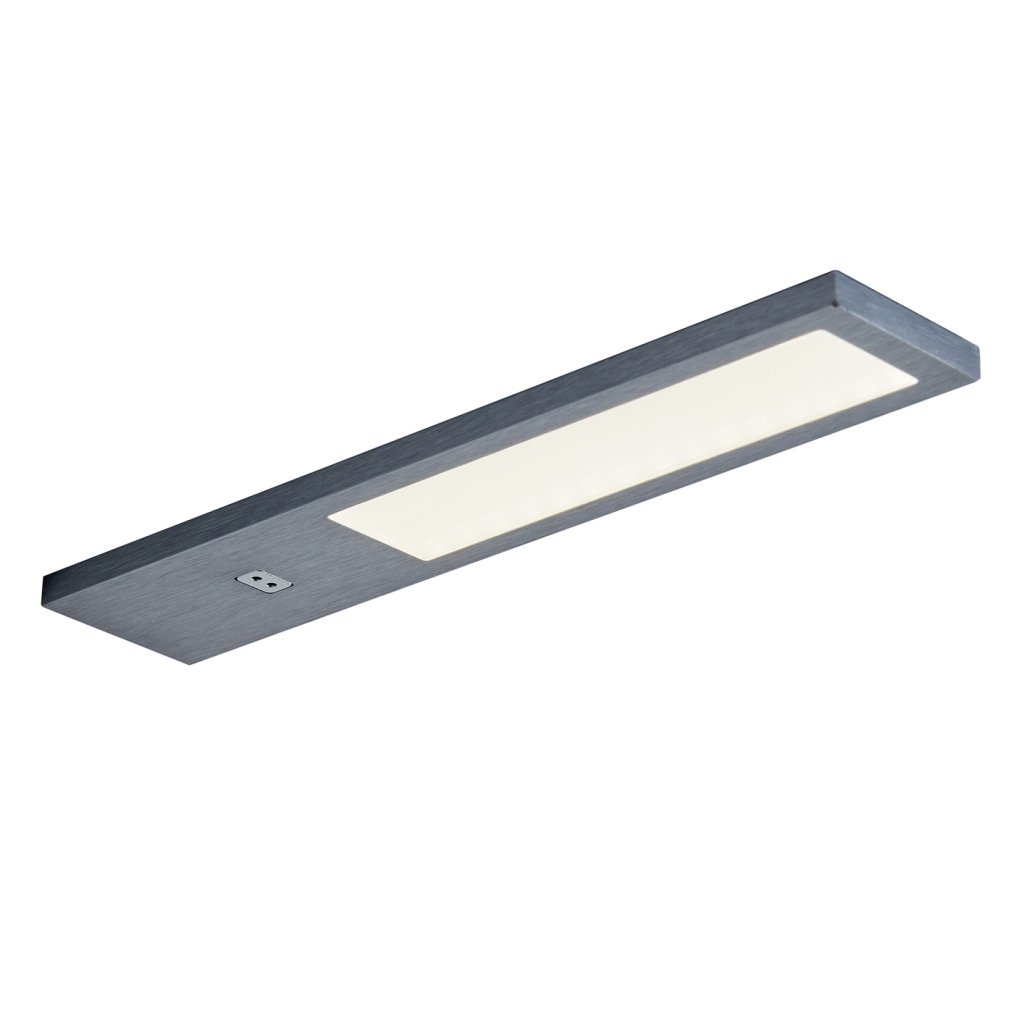 Kit 3 profils LED extra-plats gris brossé MSA 3,8 W 4000 K