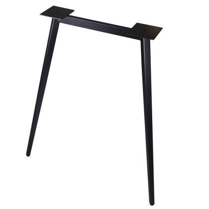 Pied ALASKA en acier - H. 870mm - finition noir mat (RAL 9005)