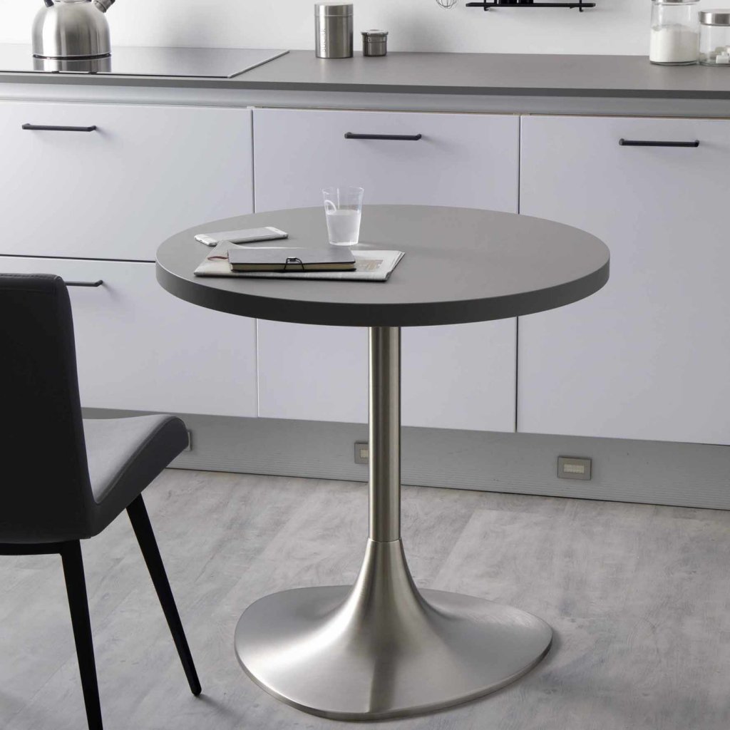 Pied central socle champignon inox brossé MSA D65IB
