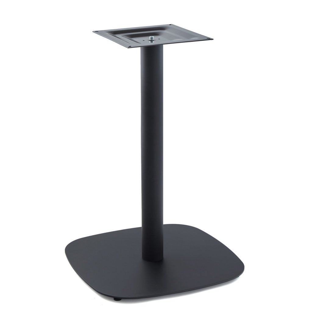 Pied central noir H.865mm socle 600mm