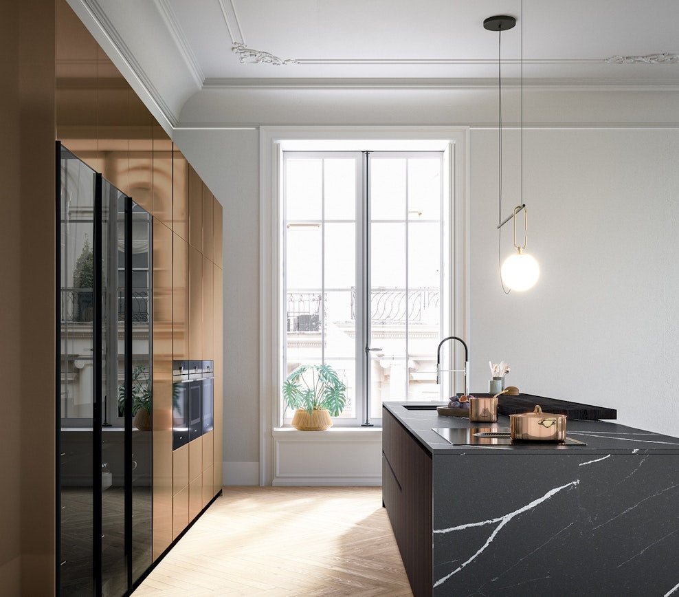 Revêtement de sol et mural en Silestone Et Marquina (en m²)