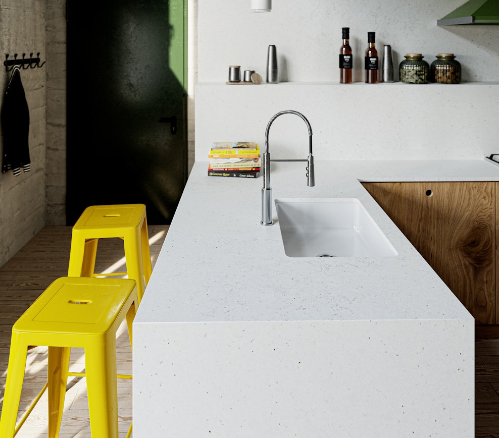 Revêtement de sol et mural en Silestone Lime Delight (en m²)