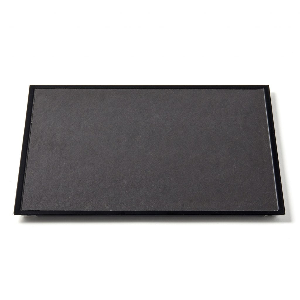 Planche à découper-Cadre noir ép.0.8mm-Plaque de DEKTON Noir 372x322mm-A encastrer