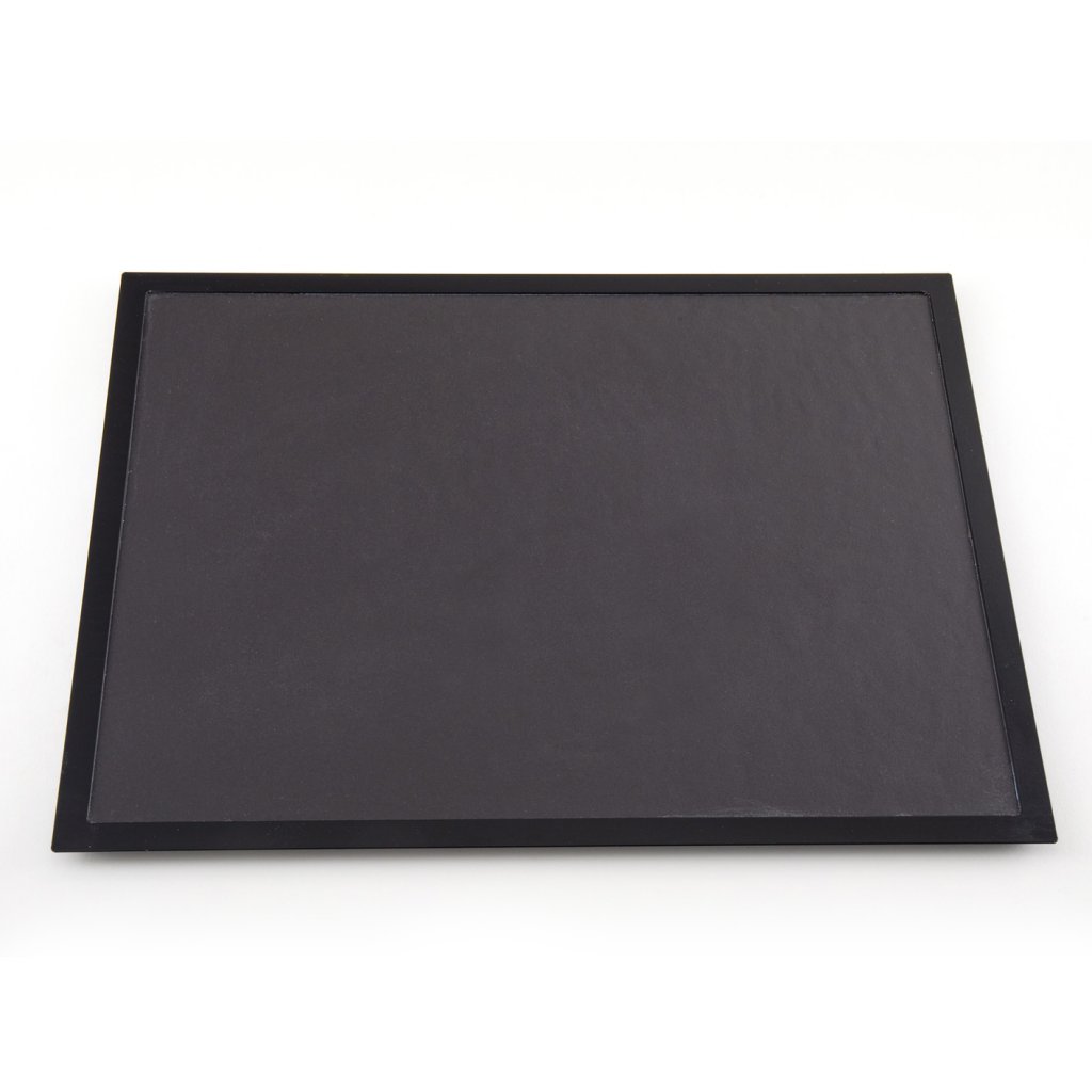 Planche à découper-Cadre noir ép.11mm-Plaque de DEKTON Noir 472x372mm-A encastrer