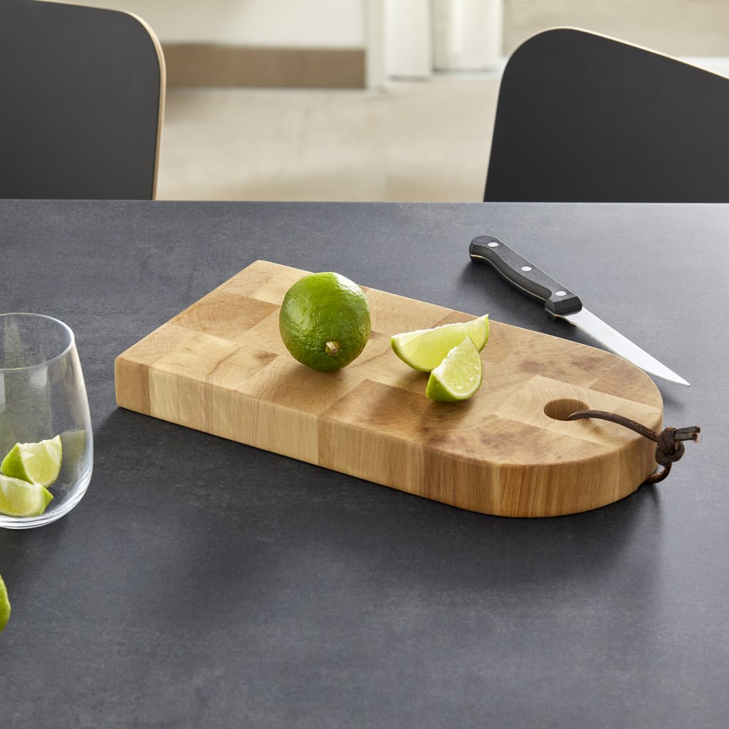 Planche billot charme - mise en situation