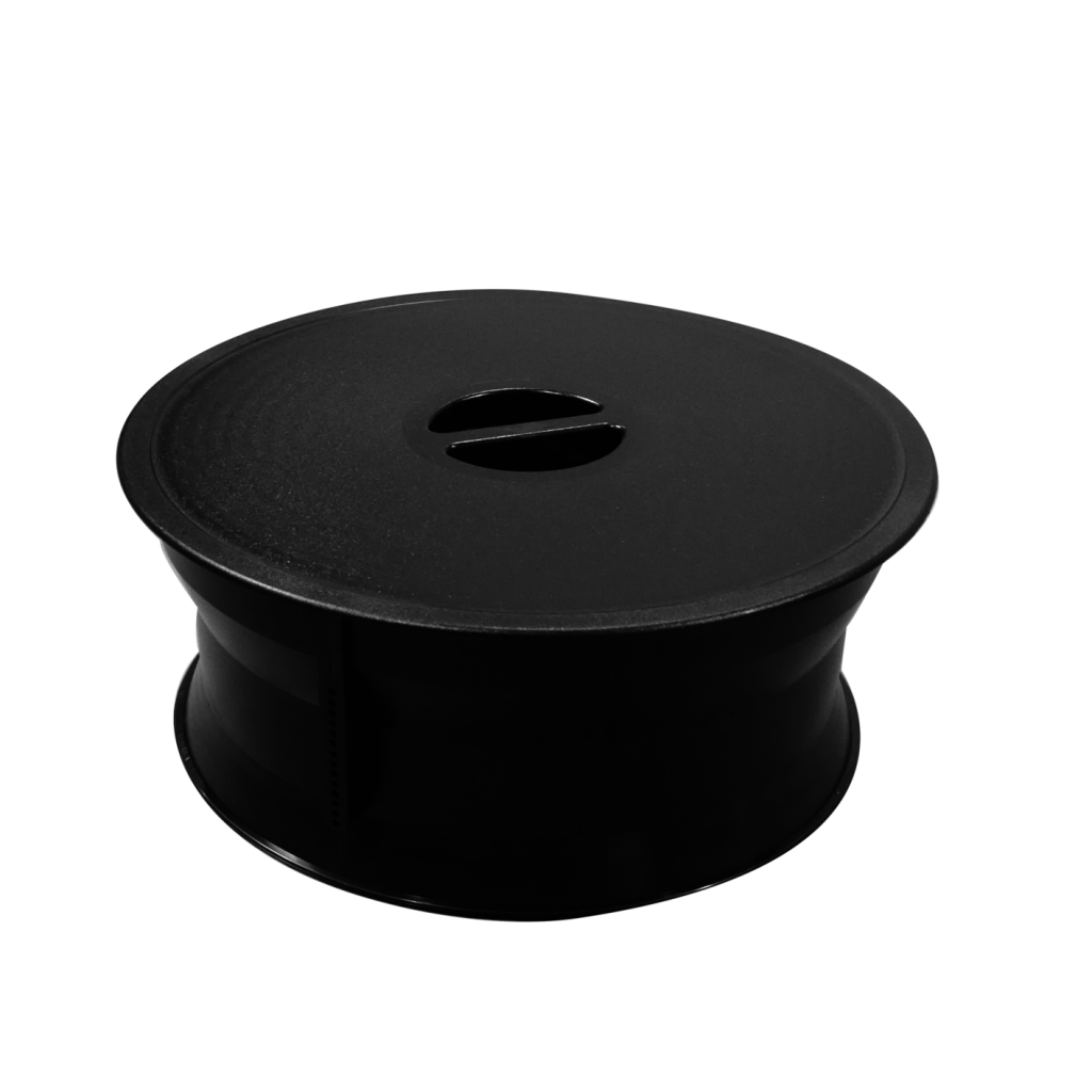 Vide-déchets noir version seau de 13L de diamètre 295mm
