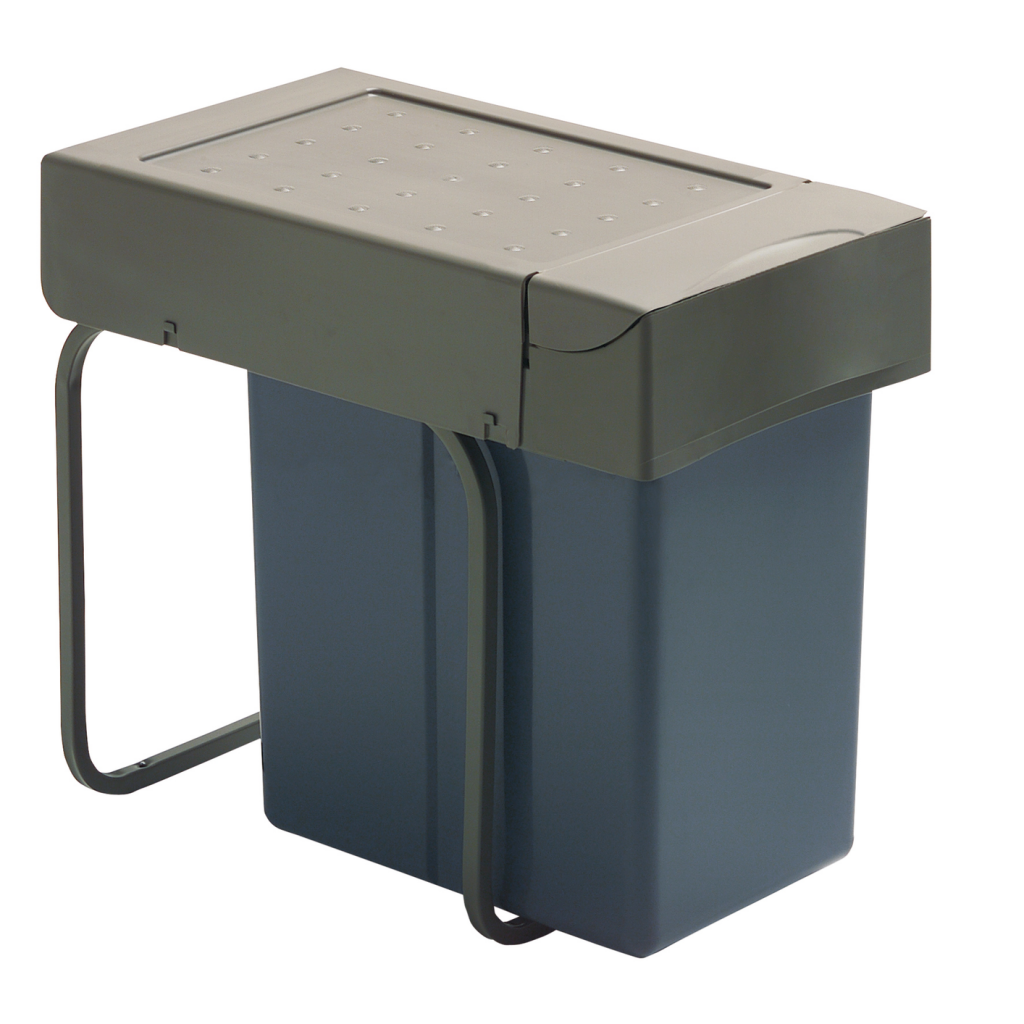 Poubelle MSA 226-GA 20 L anthracite et beige pour meuble de 300 mm