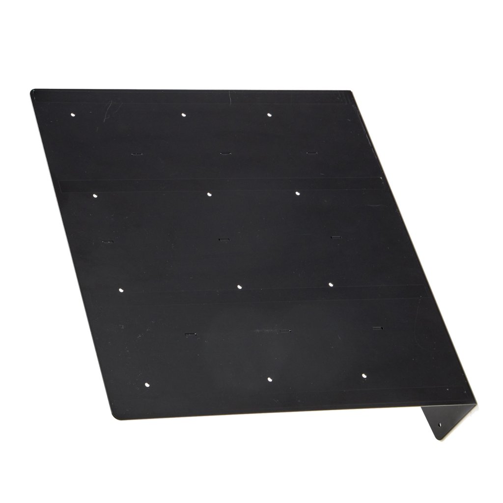 Prolongateur de plan de travail et snack 'PLAK' - 450x450mm - Finition noir mat