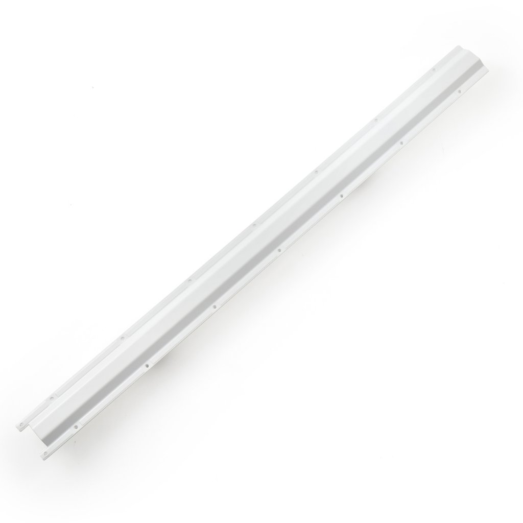 Raidisseur plan de travail-Finition blanc mat- L.1448mm -Ep.2mm