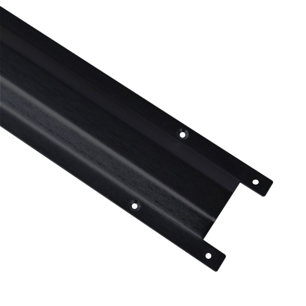 Raidisseur plan de travail-Finition noir mat- L.1448mm -Ep.2mm