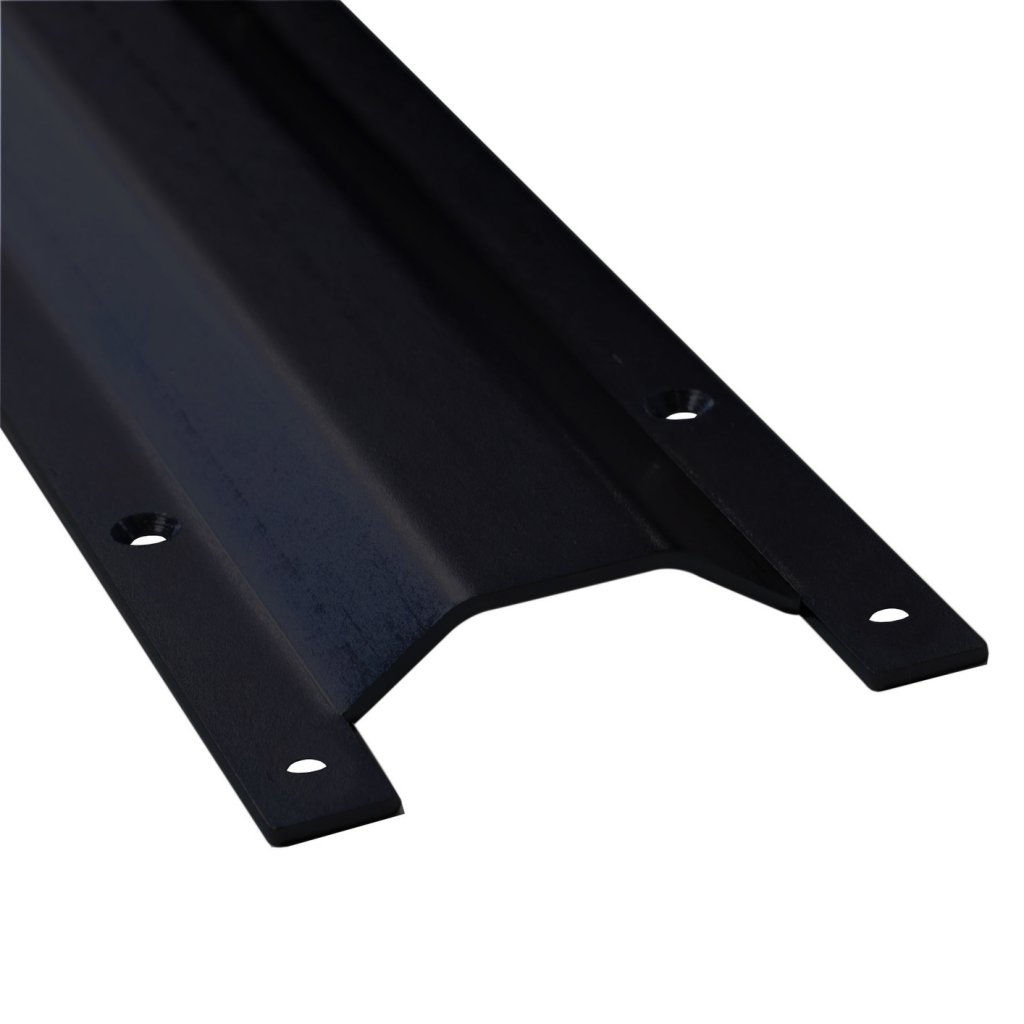 Raidisseur plan de travail-Finition noir mat- L.1448mm -Ep.2mm