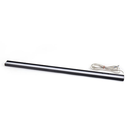 Réglette LED 600 mm 11 W noir mat, 3000 K