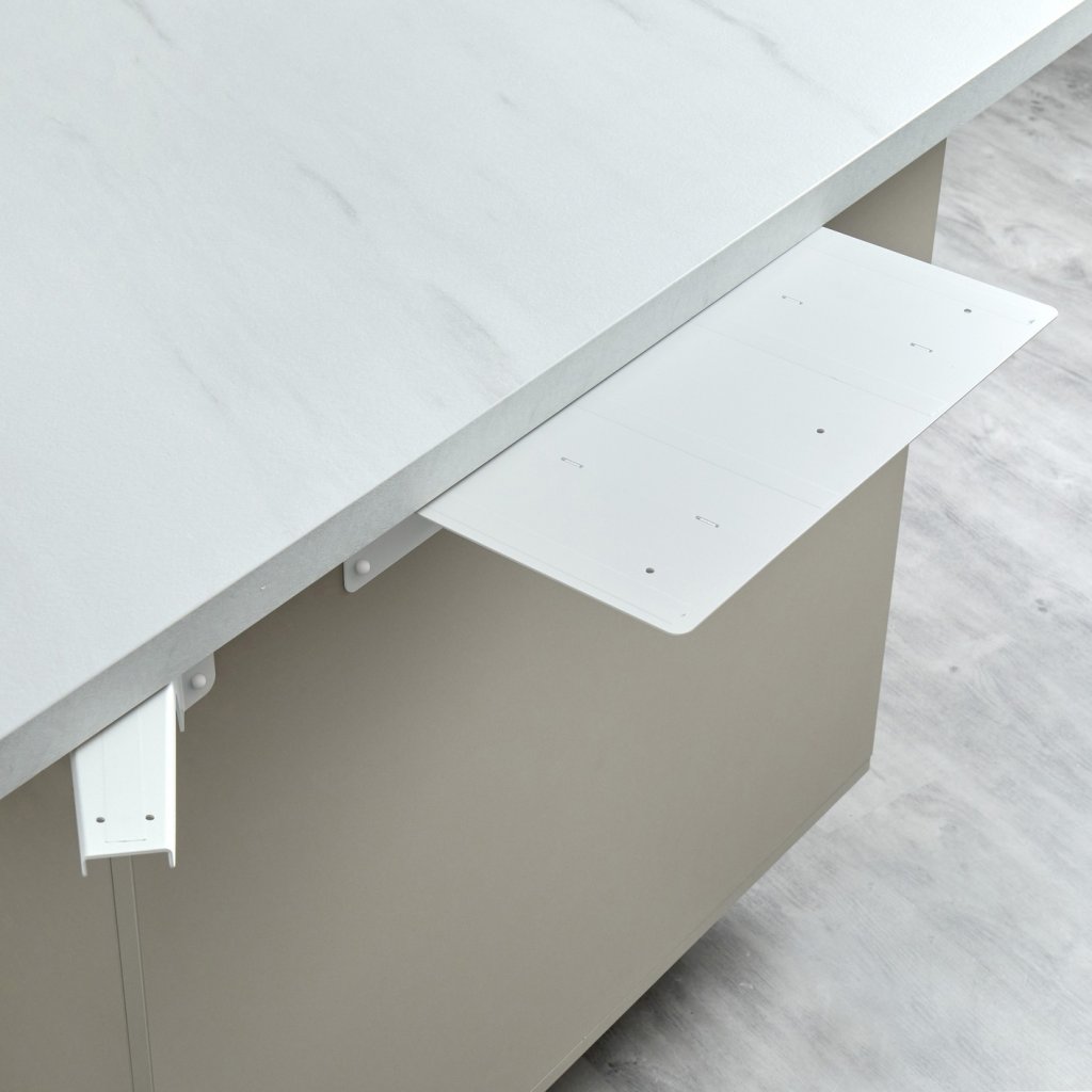 Renfort d'angle PLAK-A court 234 mm blanc mat