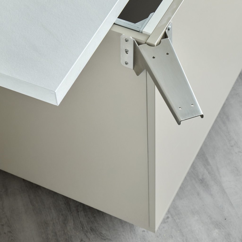 Renfort d'angle PLAK-A court 234 mm inox