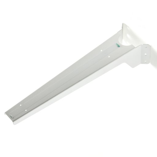 Renfort d'angle PLAK-A long 474 mm blanc mat