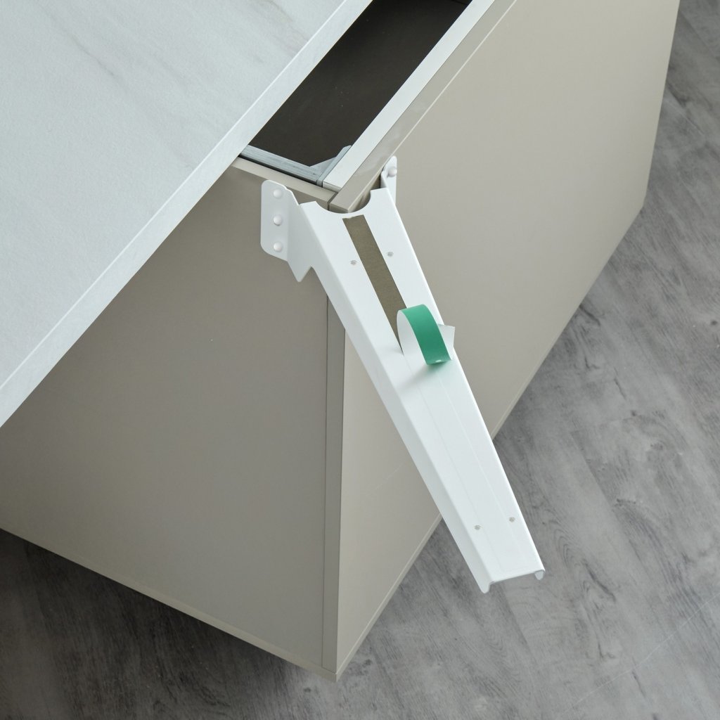 Renfort d'angle PLAK-A long 474 mm blanc mat