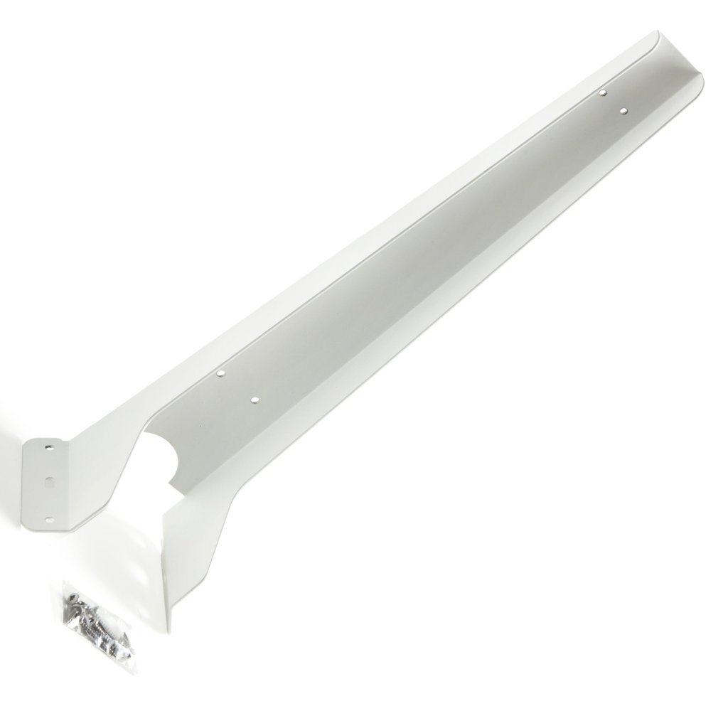 Renfort d'angle PLAK-A long 474 mm blanc mat