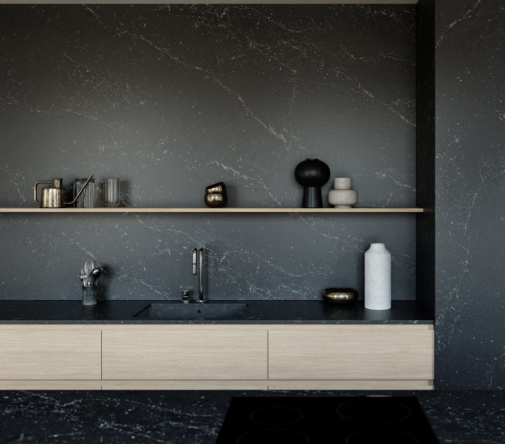 Revêtement de sol et mural en Silestone Romantic Ash (en m²)