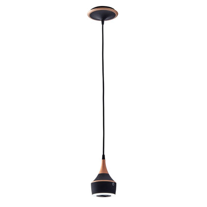 Suspension prise MERCURY cuivre mat, USB + LED variable