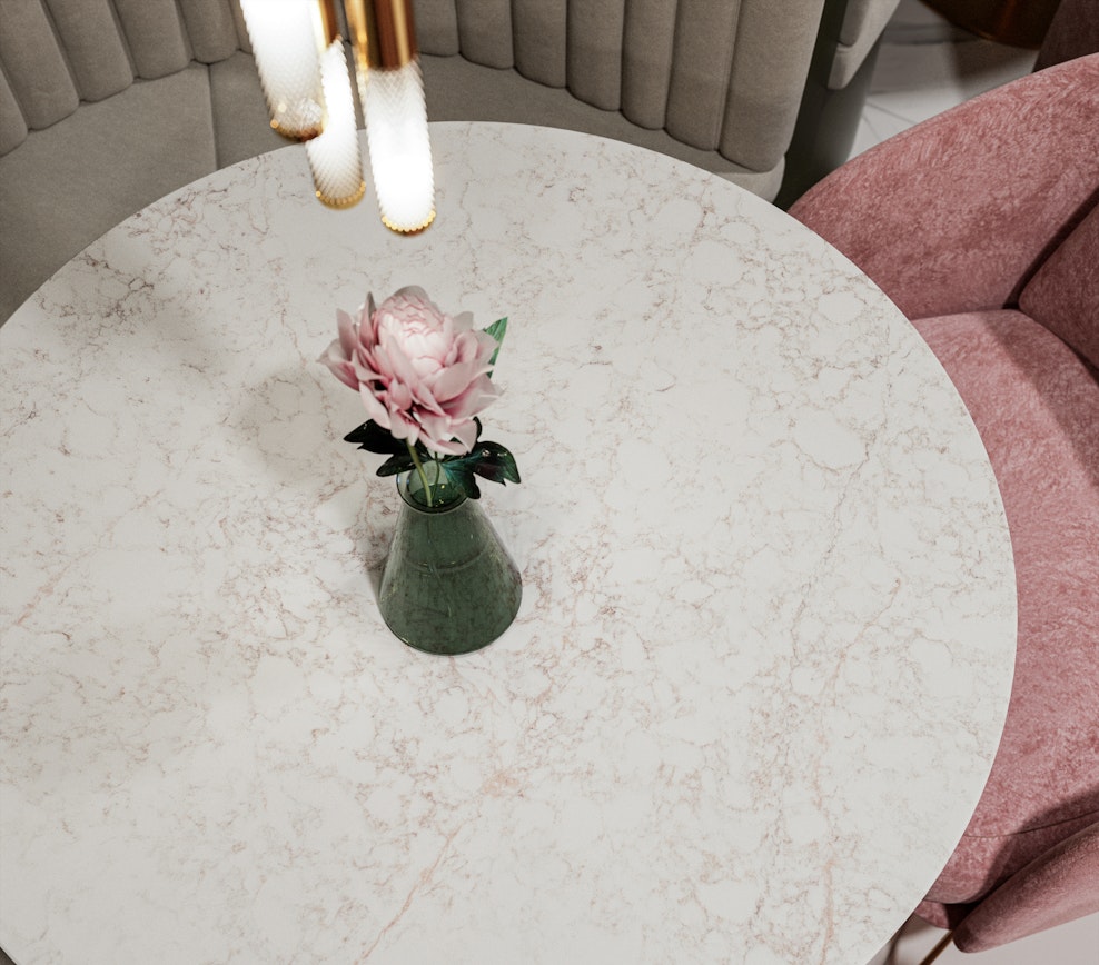 Revêtement de sol et mural en Silestone Rivière Rose (en m²)